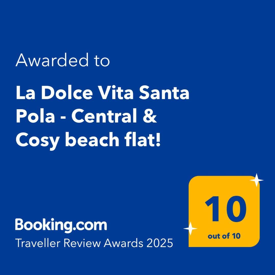 La Dolce Vita Santa Pola - Central & Cosy Beach Flat! Dış mekan fotoğraf
